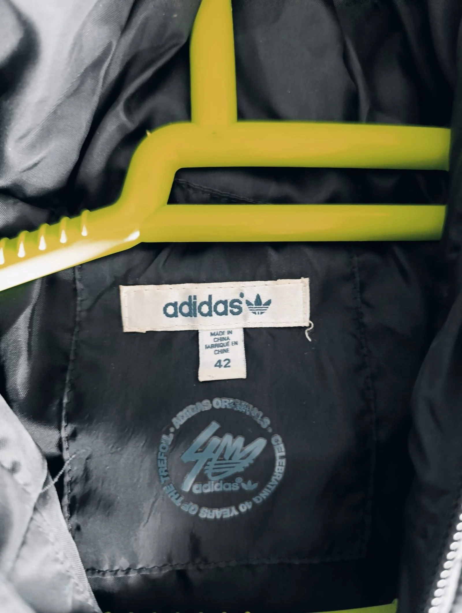 Abrigo Adidas largo con capucha talla XL (L) – photo 8